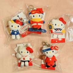 ✨me% ローリーズファーム　ハローキティ　キーホルダー　スキー　テニス　5点 ✨me% ローリーズファーム ハローキティ キーホルダー スキー テニス 5