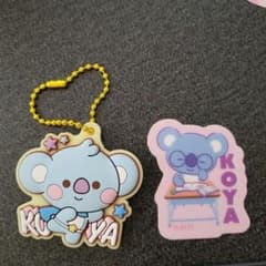 BT21のキーホルダーとシール(koya)のサムネイル