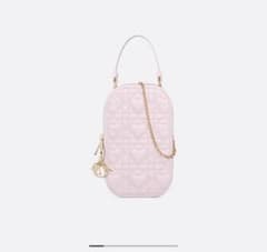 ディオール LADY DIOR フォンホルダー ハート ピンク - メルカリ