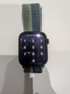 Apple Watch 本体 青系ストライプバンド - メルカリ
