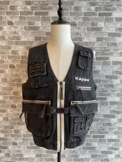Kappa デニムベスト 刺繍ロゴのサムネイル