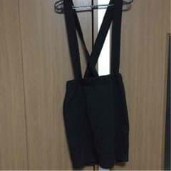 黒タイトスカート サスペンダー付きのサムネイル