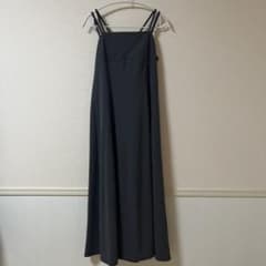 natural coutureカットジョーゼットキャミワンピース グレーのサムネイル