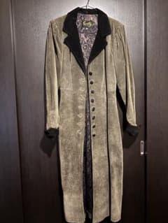 Scully スエード ロングコート ワンピース　ペイズリー裏地のサムネイル