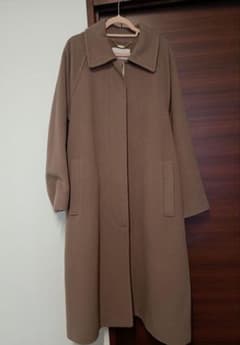Stola. ストラ ベージュ ロングコート ベルト付き カシミヤ Stola. ストラ ベージュ ロングコート ベルト付き カシミヤ - メルカリ