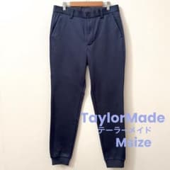 TaylorMade ゴルフウェア 裏起毛ストレッチパンツ Msize ネイビー