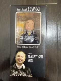 ソフトバンク　ホークス　孫正義オーナー　ボブルヘッドフィギュア(非売品) ソフトバンク ホークス 孫正義オーナー ボブルヘッドフィギュア