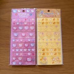 ハローキティ ポムポムプリン タイルシール 2種セットのサムネイル