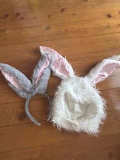 うさぎ耳 カチューシャ 2点セット コスプレのサムネイル
