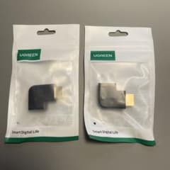 新品未開封　UGREEN HDMI L型変換アダプター 2個セット