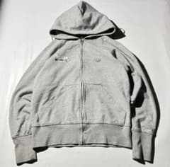 adidas アディダス ジップアップパーカー （短丈・古着）のサムネイル
