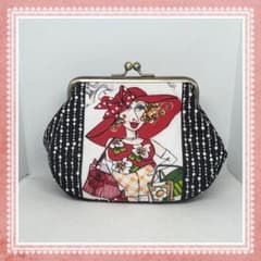 ロラライハリス♡ハンドメイド　がま口ポーチ　　soranji様 ハンドメイド がま口ポーチ ロラライハリス Gone Shopping - メルカリ