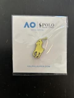 AO 全豪オープン × POLO RALPH LAUREN ピンバッジ 非売品のサムネイル