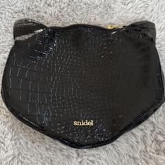 snidel 猫耳モチーフ クロコ型押し ハンドバッグのサムネイル