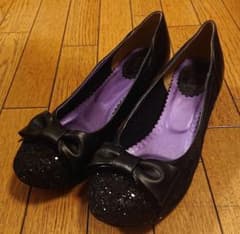 ANNA SUI パンプス 黒のサムネイル