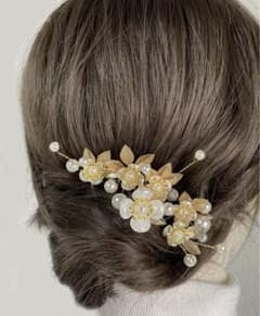 ヘアアクセサリー　ブライダル　結婚式　成人式のサムネイル