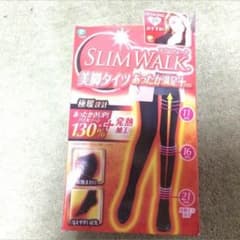 スリムウォーク美脚タイツ黒 M-Lsizeのサムネイル