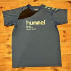 hummel プラクティスシャツ ブルー　160