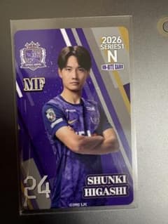 サンフレッチェ広島　東俊希　選手 オンサイトカード　SSR 25-26 東俊希 #24 オンサイトカード 2026 SERIES1 サンフレッチェ広島 - メルカリ