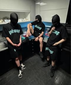 ゴットサベージ ブラックセットアップ god savage セットアップ 黒 Mサイズ ゴッドサベージ ブラック