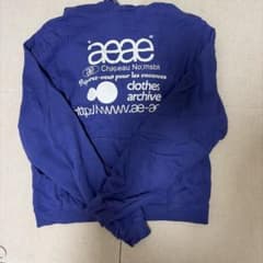 aeaeパーカー紺