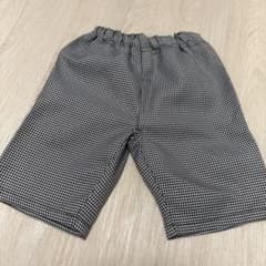 チェック柄ウエストゴムハーフパンツ 100のサムネイル