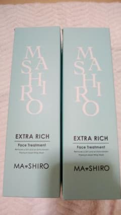 MA SHIRO EXTRA RICH フェイス トリートメント 200g 2本 - メルカリ