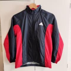 adidas ウィンドブレーカー ネイビー/レッド　140のサムネイル