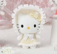 ハローキティ マスコット カラフルボンネット イエロー