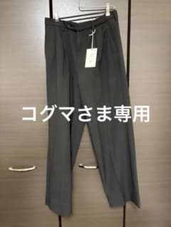 HERILL wool gabardine trousers size1 - メルカリ