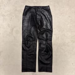1999-2000 DIRK BIKKEMBERGS LETHER PANTS - メルカリ