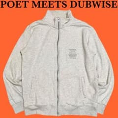 POET MEETS DUBWISE ジップアップスウェット トラックジャケット