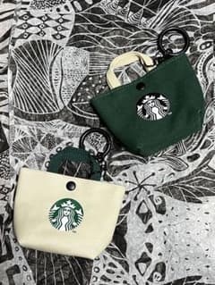 海外限定　スターバックス　ミニバッグ　キーホルダー　ポーチ　ミニチュア