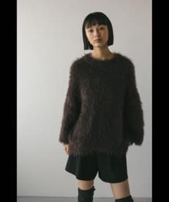 【未使用】STYLEMIXER/ヘアリーネップニットのサムネイル