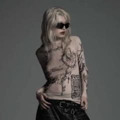 ROSEN KREUZ RK TATOO INK TOPS サイズ2 - メルカリ