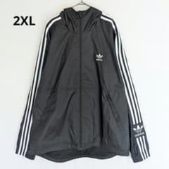adidas アディカラー クラシック ロックアップ ウインドブレーカー 黒 