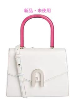 【値下げ】フルラ　FURLA ELETTRA 未使用　白　ハンドバッグのサムネイル