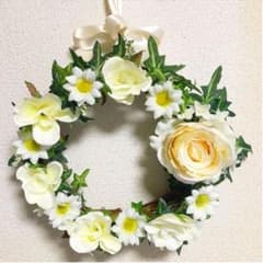 ハンドメイド フラワーリースのサムネイル
