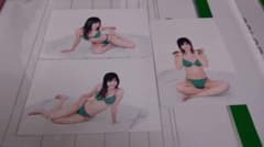 Thumbnail of 古谷沙織　写真　はがきサイズ　3枚　レースクイーン　アイドル　タレント
