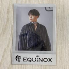 JO1 タワレコ プリントチェキ BECLASSIC 鶴房汐恩 JO1 鶴房汐恩 EQUINOX 旧譜トレカチェキ風フォトカード BTD会場限定