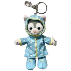 香港ディズニー ジェラトーニ ぬいぐるみキーホルダー レインコート
