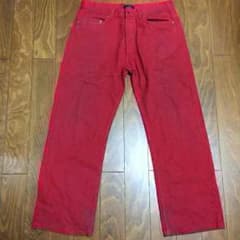 山P様 専用送料込み A.P.C. カラーデニムパンツ(RED)のサムネイル