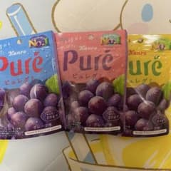 퓨레구미 포도 맛 3 봉지 세트