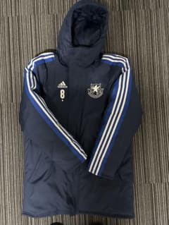 仙台育英 サッカー部 ベンチコート adidas 仙台育英サッカー部ベンチコート 8番 - メルカリ