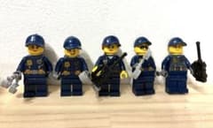 【正規品】LEGO レゴ シティ 警察官 ミニフィグ 5体セットのサムネイル