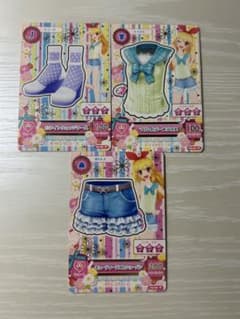 アイカツ カード 3枚セット ホワイトウェッジソール 他のサムネイル