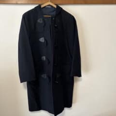 四天王寺高校 ダッフルコート 四天王寺中学高校のネイビー ダッフルコート フード付き - メルカリ