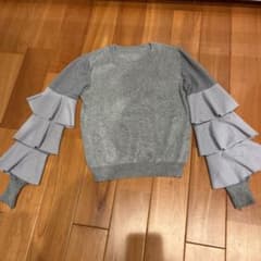 袖メッシュニットのサムネイル