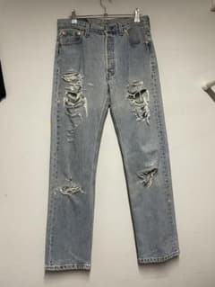 90s Levi's クラッシュドジーンズ　アメリカ製のサムネイル
