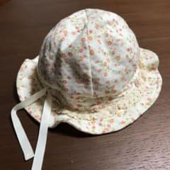 【スーリー】花柄帽子・子供用　46cmのサムネイル